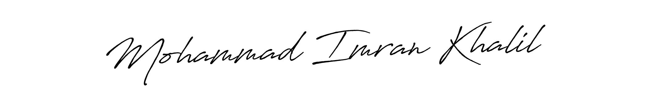 Make a beautiful signature design for name Mohammad Imran Khalil. Use this online signature maker to create a handwritten signature for free. Mohammad Imran Khalil signature style 7 images and pictures png