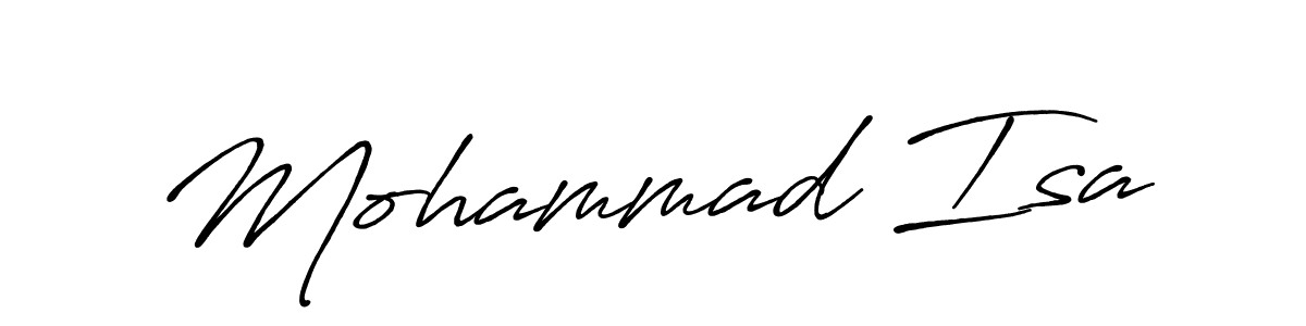 Make a beautiful signature design for name Mohammad Isa. Use this online signature maker to create a handwritten signature for free. Mohammad Isa signature style 7 images and pictures png