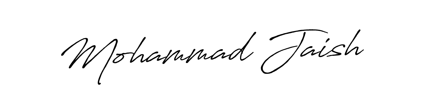 The best way (Antro_Vectra_Bolder) to make a short signature is to pick only two or three words in your name. The name Mohammad Jaish include a total of six letters. For converting this name. Mohammad Jaish signature style 7 images and pictures png