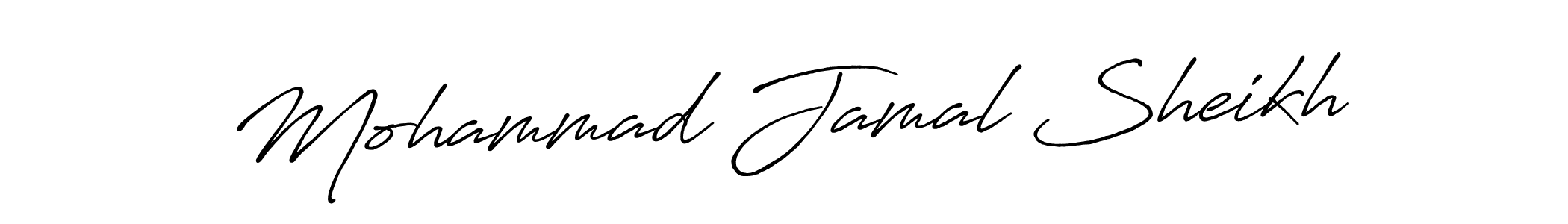 Design your own signature with our free online signature maker. With this signature software, you can create a handwritten (Antro_Vectra_Bolder) signature for name Mohammad Jamal Sheikh. Mohammad Jamal Sheikh signature style 7 images and pictures png