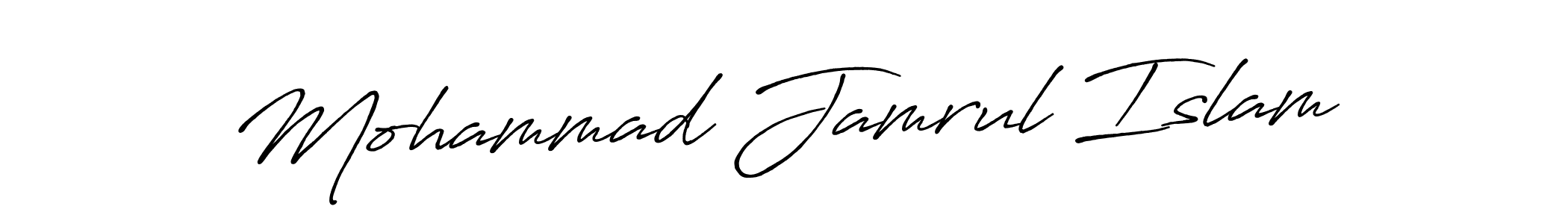 Also we have Mohammad Jamrul Islam name is the best signature style. Create professional handwritten signature collection using Antro_Vectra_Bolder autograph style. Mohammad Jamrul Islam signature style 7 images and pictures png