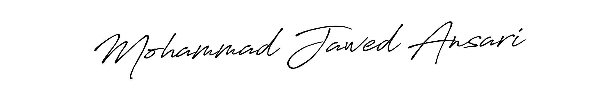 Mohammad Jawed Ansari stylish signature style. Best Handwritten Sign (Antro_Vectra_Bolder) for my name. Handwritten Signature Collection Ideas for my name Mohammad Jawed Ansari. Mohammad Jawed Ansari signature style 7 images and pictures png