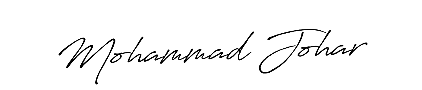 Use a signature maker to create a handwritten signature online. With this signature software, you can design (Antro_Vectra_Bolder) your own signature for name Mohammad Johar. Mohammad Johar signature style 7 images and pictures png