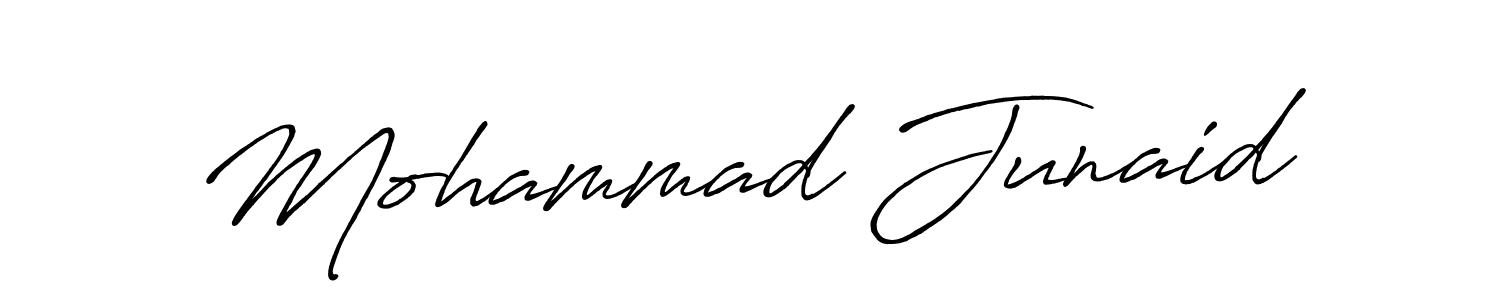 It looks lik you need a new signature style for name Mohammad Junaid. Design unique handwritten (Antro_Vectra_Bolder) signature with our free signature maker in just a few clicks. Mohammad Junaid signature style 7 images and pictures png