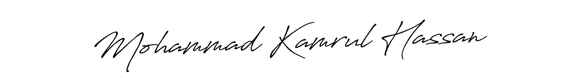 Antro_Vectra_Bolder is a professional signature style that is perfect for those who want to add a touch of class to their signature. It is also a great choice for those who want to make their signature more unique. Get Mohammad Kamrul Hassan name to fancy signature for free. Mohammad Kamrul Hassan signature style 7 images and pictures png