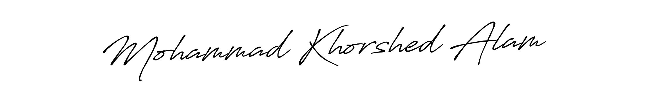 How to make Mohammad Khorshed Alam signature? Antro_Vectra_Bolder is a professional autograph style. Create handwritten signature for Mohammad Khorshed Alam name. Mohammad Khorshed Alam signature style 7 images and pictures png