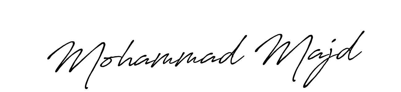 Use a signature maker to create a handwritten signature online. With this signature software, you can design (Antro_Vectra_Bolder) your own signature for name Mohammad Majd. Mohammad Majd signature style 7 images and pictures png