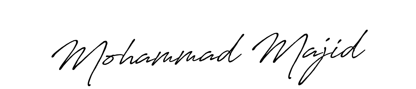 Design your own signature with our free online signature maker. With this signature software, you can create a handwritten (Antro_Vectra_Bolder) signature for name Mohammad Majid. Mohammad Majid signature style 7 images and pictures png