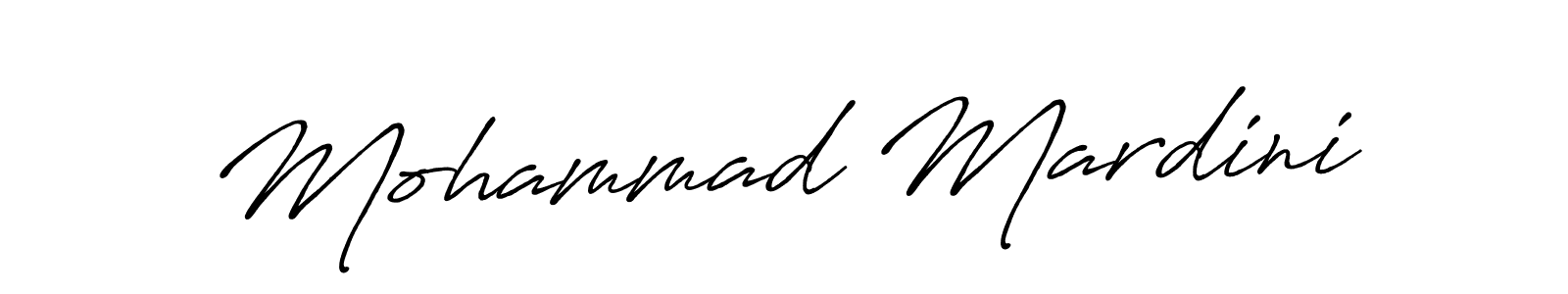 Mohammad Mardini stylish signature style. Best Handwritten Sign (Antro_Vectra_Bolder) for my name. Handwritten Signature Collection Ideas for my name Mohammad Mardini. Mohammad Mardini signature style 7 images and pictures png