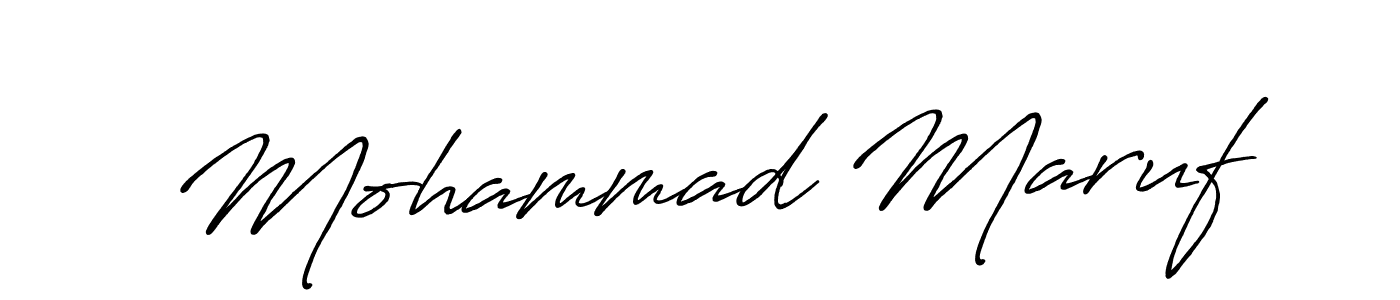 Antro_Vectra_Bolder is a professional signature style that is perfect for those who want to add a touch of class to their signature. It is also a great choice for those who want to make their signature more unique. Get Mohammad Maruf name to fancy signature for free. Mohammad Maruf signature style 7 images and pictures png