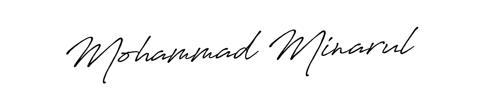 Make a beautiful signature design for name Mohammad Minarul. Use this online signature maker to create a handwritten signature for free. Mohammad Minarul signature style 7 images and pictures png