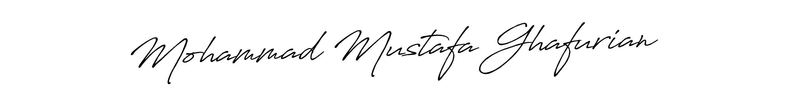 Also we have Mohammad Mustafa Ghafurian name is the best signature style. Create professional handwritten signature collection using Antro_Vectra_Bolder autograph style. Mohammad Mustafa Ghafurian signature style 7 images and pictures png