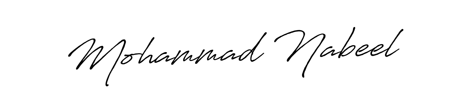 Make a beautiful signature design for name Mohammad Nabeel. Use this online signature maker to create a handwritten signature for free. Mohammad Nabeel signature style 7 images and pictures png