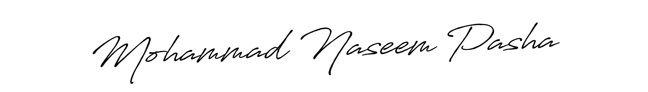 It looks lik you need a new signature style for name Mohammad Naseem Pasha. Design unique handwritten (Antro_Vectra_Bolder) signature with our free signature maker in just a few clicks. Mohammad Naseem Pasha signature style 7 images and pictures png