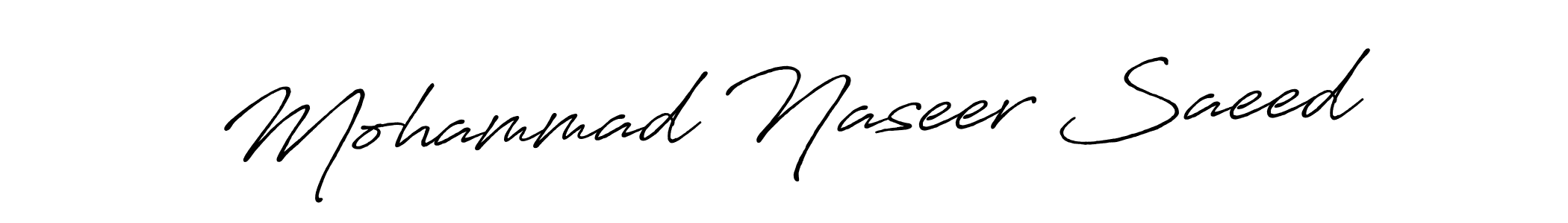 Antro_Vectra_Bolder is a professional signature style that is perfect for those who want to add a touch of class to their signature. It is also a great choice for those who want to make their signature more unique. Get Mohammad Naseer Saeed name to fancy signature for free. Mohammad Naseer Saeed signature style 7 images and pictures png