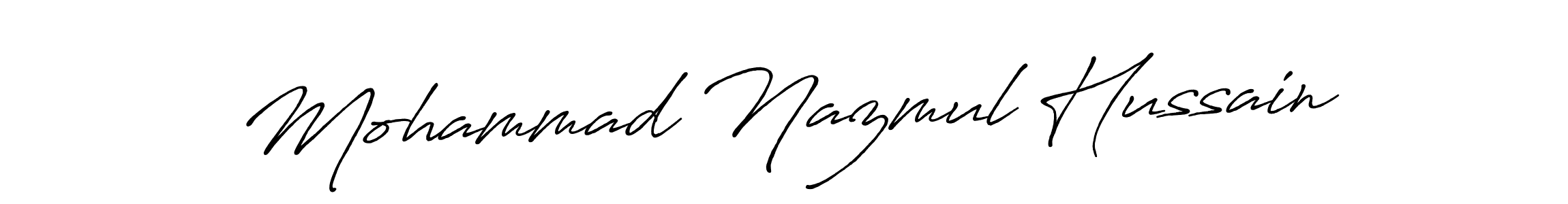 You should practise on your own different ways (Antro_Vectra_Bolder) to write your name (Mohammad Nazmul Hussain) in signature. don't let someone else do it for you. Mohammad Nazmul Hussain signature style 7 images and pictures png