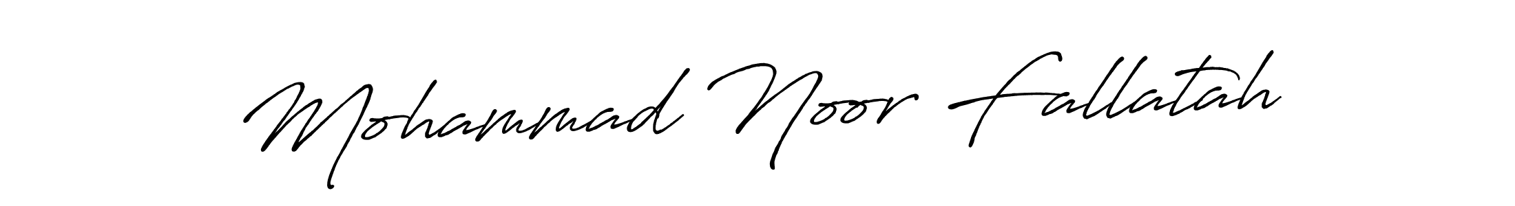 Mohammad Noor Fallatah stylish signature style. Best Handwritten Sign (Antro_Vectra_Bolder) for my name. Handwritten Signature Collection Ideas for my name Mohammad Noor Fallatah. Mohammad Noor Fallatah signature style 7 images and pictures png