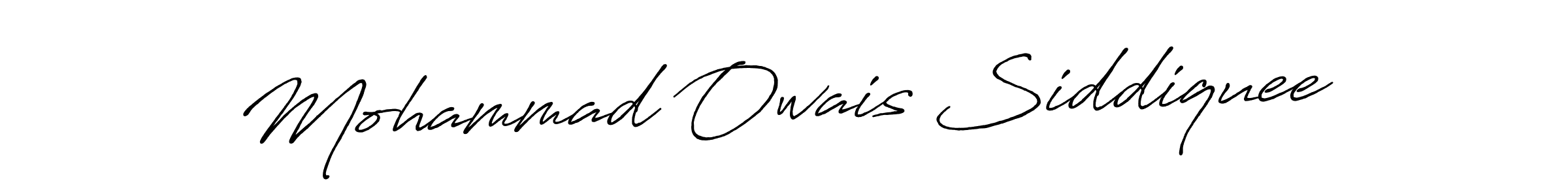 Also we have Mohammad Owais Siddiquee name is the best signature style. Create professional handwritten signature collection using Antro_Vectra_Bolder autograph style. Mohammad Owais Siddiquee signature style 7 images and pictures png