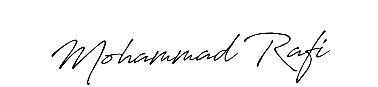 Create a beautiful signature design for name Mohammad Rafi. With this signature (Antro_Vectra_Bolder) fonts, you can make a handwritten signature for free. Mohammad Rafi signature style 7 images and pictures png