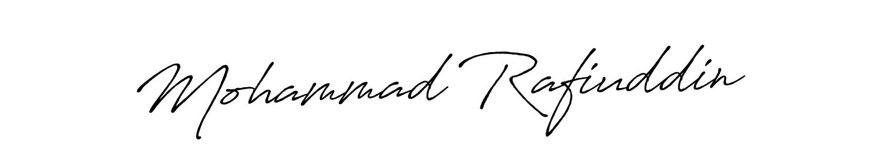 Also we have Mohammad Rafiuddin name is the best signature style. Create professional handwritten signature collection using Antro_Vectra_Bolder autograph style. Mohammad Rafiuddin signature style 7 images and pictures png