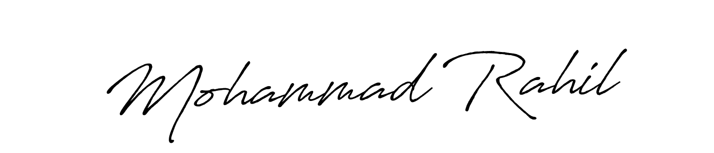 Make a beautiful signature design for name Mohammad Rahil. Use this online signature maker to create a handwritten signature for free. Mohammad Rahil signature style 7 images and pictures png