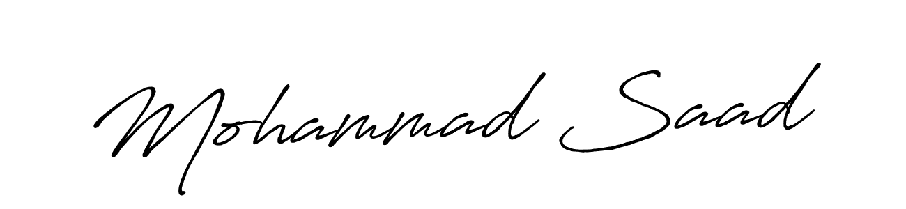 This is the best signature style for the Mohammad Saad name. Also you like these signature font (Antro_Vectra_Bolder). Mix name signature. Mohammad Saad signature style 7 images and pictures png