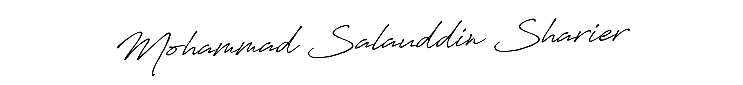 Also we have Mohammad Salauddin Sharier name is the best signature style. Create professional handwritten signature collection using Antro_Vectra_Bolder autograph style. Mohammad Salauddin Sharier signature style 7 images and pictures png