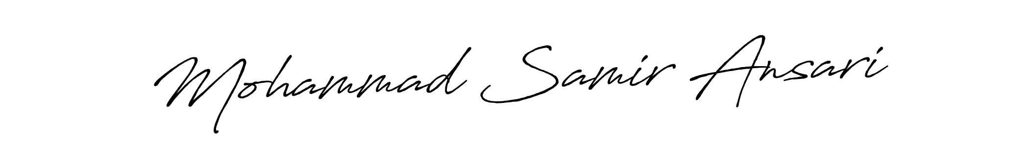 Best and Professional Signature Style for Mohammad Samir Ansari. Antro_Vectra_Bolder Best Signature Style Collection. Mohammad Samir Ansari signature style 7 images and pictures png