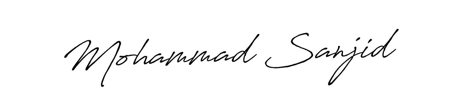 See photos of Mohammad Sanjid official signature by Spectra . Check more albums & portfolios. Read reviews & check more about Antro_Vectra_Bolder font. Mohammad Sanjid signature style 7 images and pictures png