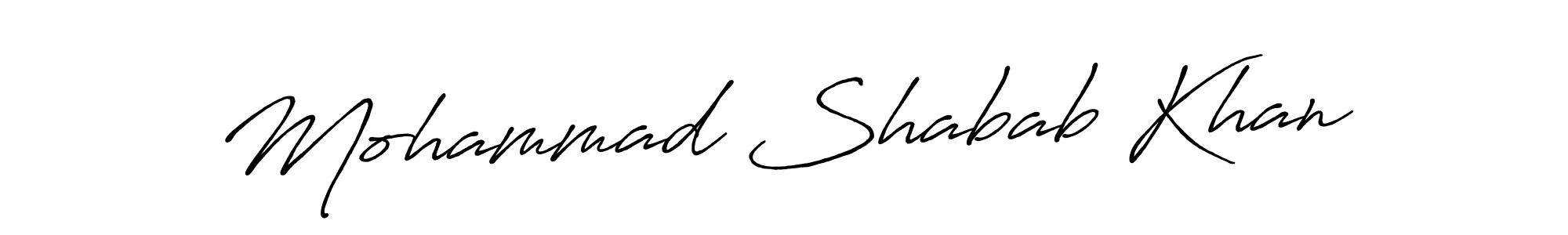 How to make Mohammad Shabab Khan signature? Antro_Vectra_Bolder is a professional autograph style. Create handwritten signature for Mohammad Shabab Khan name. Mohammad Shabab Khan signature style 7 images and pictures png