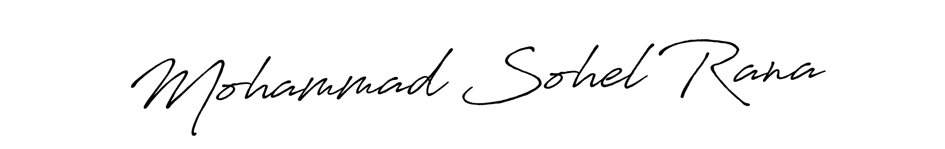 It looks lik you need a new signature style for name Mohammad Sohel Rana. Design unique handwritten (Antro_Vectra_Bolder) signature with our free signature maker in just a few clicks. Mohammad Sohel Rana signature style 7 images and pictures png