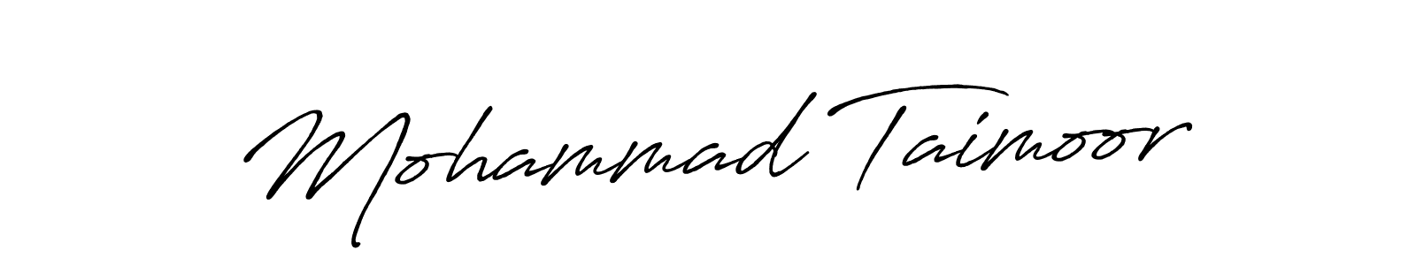 How to Draw Mohammad Taimoor signature style? Antro_Vectra_Bolder is a latest design signature styles for name Mohammad Taimoor. Mohammad Taimoor signature style 7 images and pictures png
