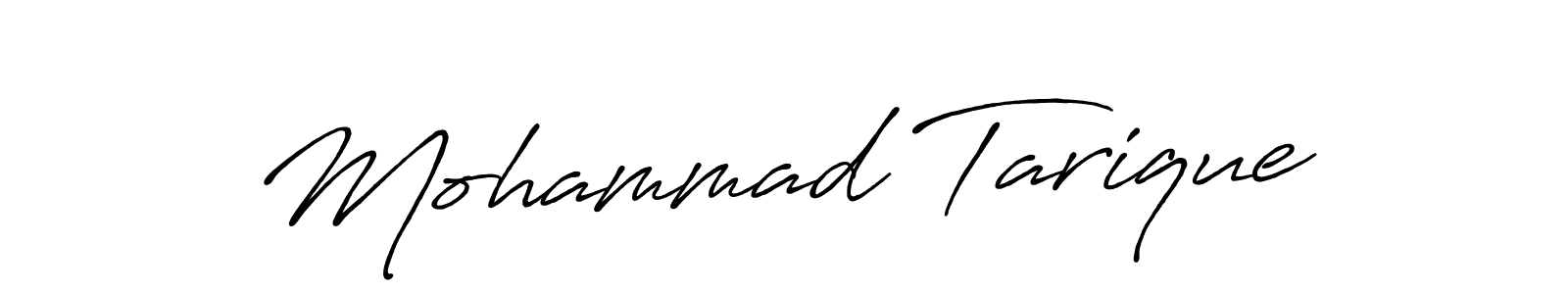 The best way (Antro_Vectra_Bolder) to make a short signature is to pick only two or three words in your name. The name Mohammad Tarique include a total of six letters. For converting this name. Mohammad Tarique signature style 7 images and pictures png