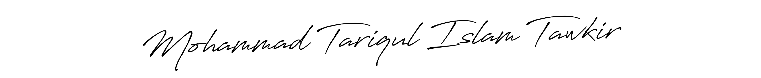 The best way (Antro_Vectra_Bolder) to make a short signature is to pick only two or three words in your name. The name Mohammad Tariqul Islam Tawkir include a total of six letters. For converting this name. Mohammad Tariqul Islam Tawkir signature style 7 images and pictures png