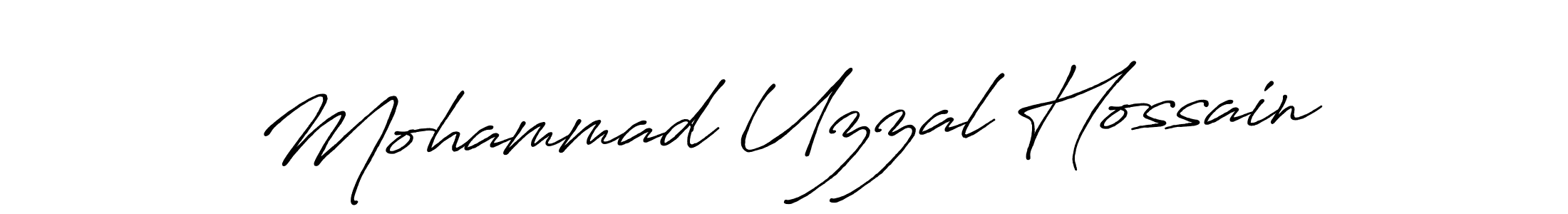 Also we have Mohammad Uzzal Hossain name is the best signature style. Create professional handwritten signature collection using Antro_Vectra_Bolder autograph style. Mohammad Uzzal Hossain signature style 7 images and pictures png