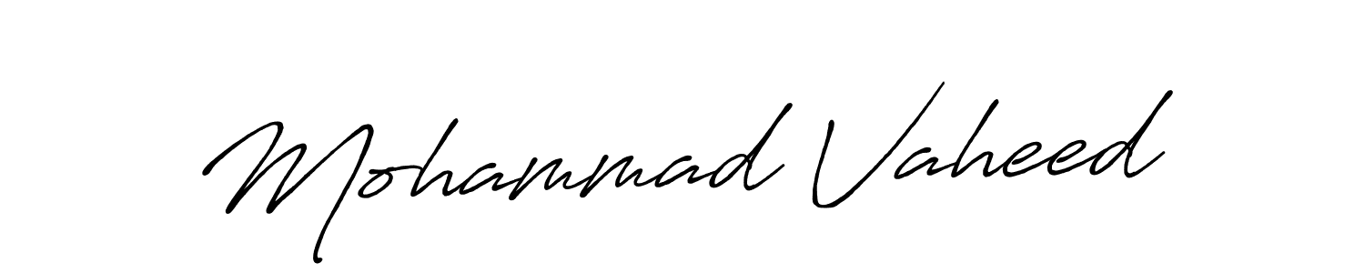 Make a beautiful signature design for name Mohammad Vaheed. Use this online signature maker to create a handwritten signature for free. Mohammad Vaheed signature style 7 images and pictures png