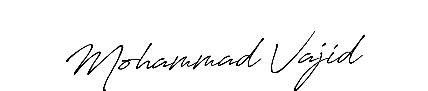 How to Draw Mohammad Vajid signature style? Antro_Vectra_Bolder is a latest design signature styles for name Mohammad Vajid. Mohammad Vajid signature style 7 images and pictures png