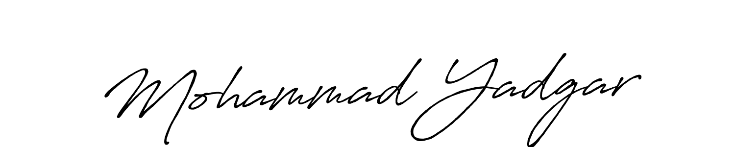 Mohammad Yadgar stylish signature style. Best Handwritten Sign (Antro_Vectra_Bolder) for my name. Handwritten Signature Collection Ideas for my name Mohammad Yadgar. Mohammad Yadgar signature style 7 images and pictures png