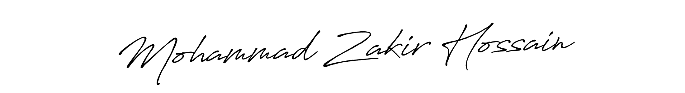 Use a signature maker to create a handwritten signature online. With this signature software, you can design (Antro_Vectra_Bolder) your own signature for name Mohammad Zakir Hossain. Mohammad Zakir Hossain signature style 7 images and pictures png