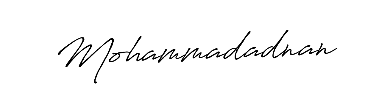 Design your own signature with our free online signature maker. With this signature software, you can create a handwritten (Antro_Vectra_Bolder) signature for name Mohammadadnan. Mohammadadnan signature style 7 images and pictures png