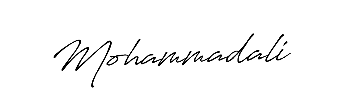 Use a signature maker to create a handwritten signature online. With this signature software, you can design (Antro_Vectra_Bolder) your own signature for name Mohammadali. Mohammadali signature style 7 images and pictures png