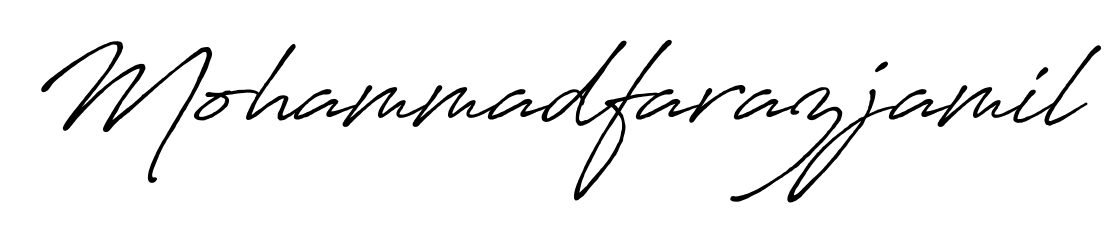 Use a signature maker to create a handwritten signature online. With this signature software, you can design (Antro_Vectra_Bolder) your own signature for name Mohammadfarazjamil. Mohammadfarazjamil signature style 7 images and pictures png