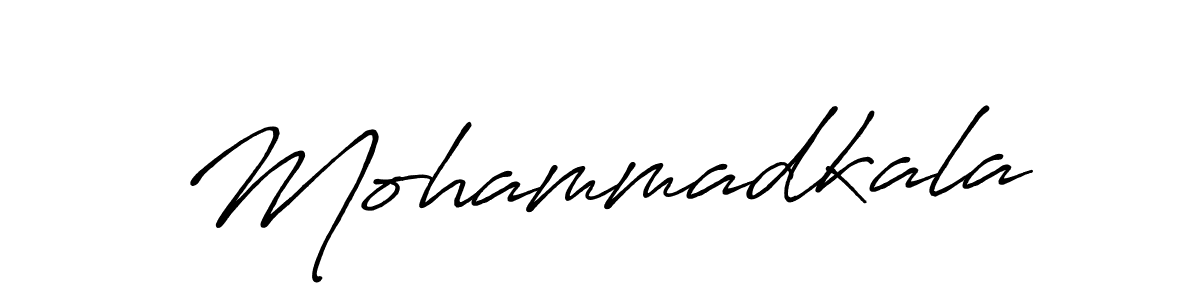 Design your own signature with our free online signature maker. With this signature software, you can create a handwritten (Antro_Vectra_Bolder) signature for name Mohammadkala. Mohammadkala signature style 7 images and pictures png