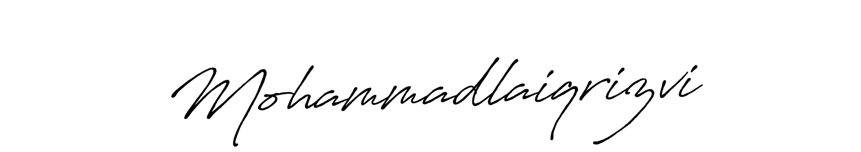 It looks lik you need a new signature style for name Mohammadlaiqrizvi. Design unique handwritten (Antro_Vectra_Bolder) signature with our free signature maker in just a few clicks. Mohammadlaiqrizvi signature style 7 images and pictures png