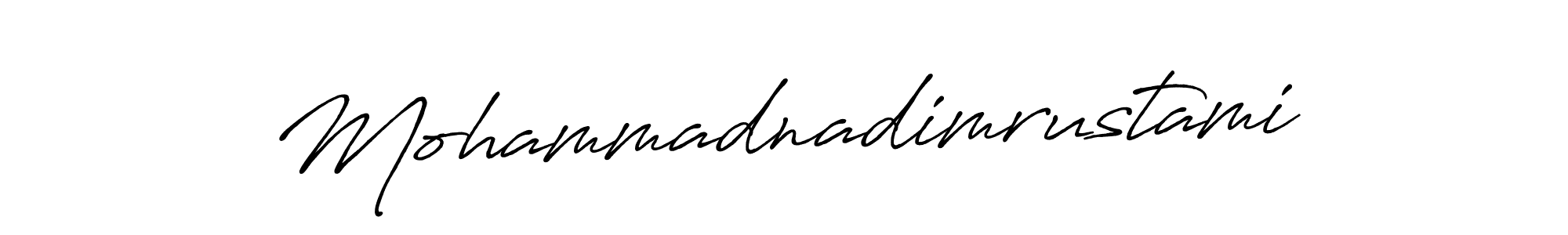 Mohammadnadimrustami stylish signature style. Best Handwritten Sign (Antro_Vectra_Bolder) for my name. Handwritten Signature Collection Ideas for my name Mohammadnadimrustami. Mohammadnadimrustami signature style 7 images and pictures png