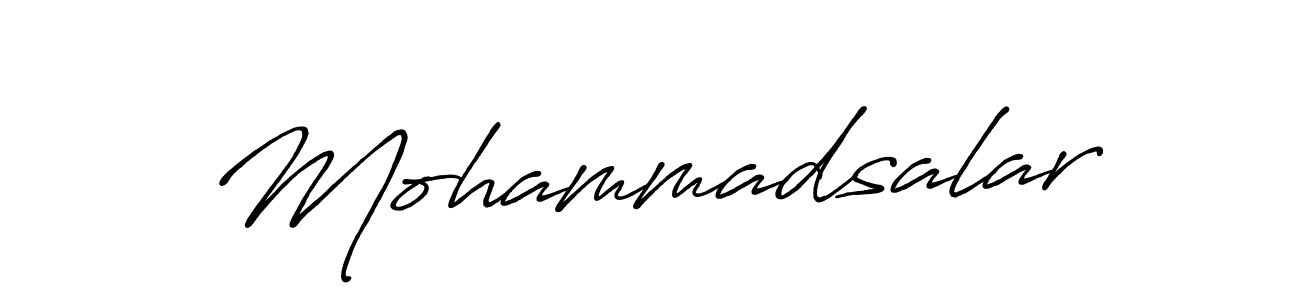 Mohammadsalar stylish signature style. Best Handwritten Sign (Antro_Vectra_Bolder) for my name. Handwritten Signature Collection Ideas for my name Mohammadsalar. Mohammadsalar signature style 7 images and pictures png