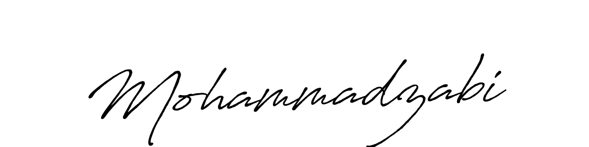 Make a beautiful signature design for name Mohammadzabi. Use this online signature maker to create a handwritten signature for free. Mohammadzabi signature style 7 images and pictures png