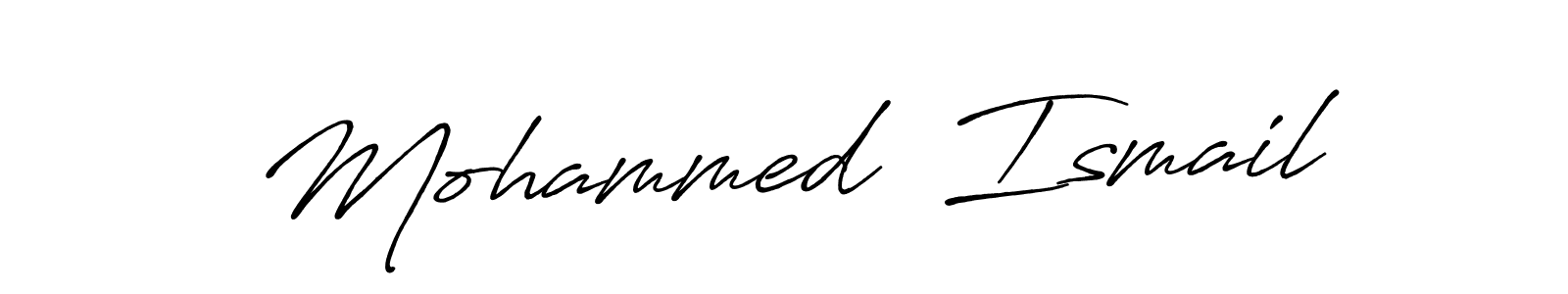 You should practise on your own different ways (Antro_Vectra_Bolder) to write your name (Mohammed  Ismail) in signature. don't let someone else do it for you. Mohammed  Ismail signature style 7 images and pictures png