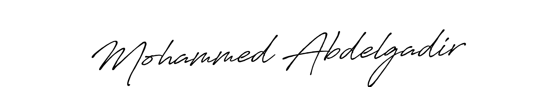 Also we have Mohammed Abdelgadir name is the best signature style. Create professional handwritten signature collection using Antro_Vectra_Bolder autograph style. Mohammed Abdelgadir signature style 7 images and pictures png