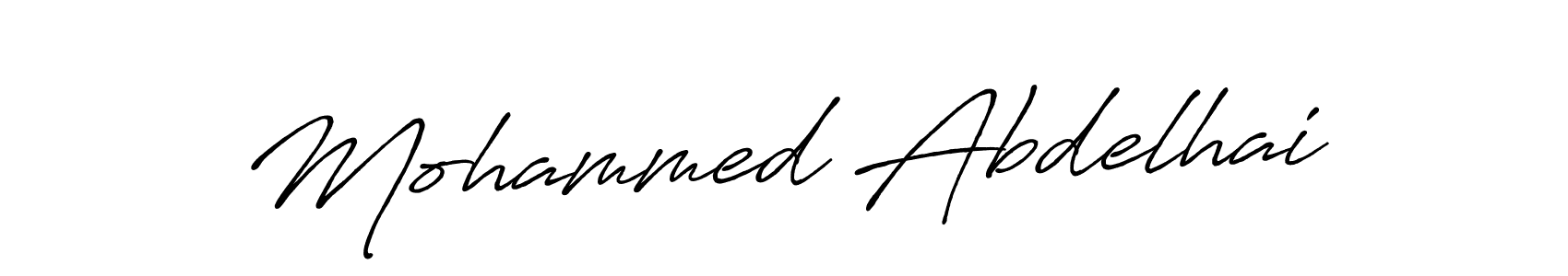 Use a signature maker to create a handwritten signature online. With this signature software, you can design (Antro_Vectra_Bolder) your own signature for name Mohammed Abdelhai. Mohammed Abdelhai signature style 7 images and pictures png